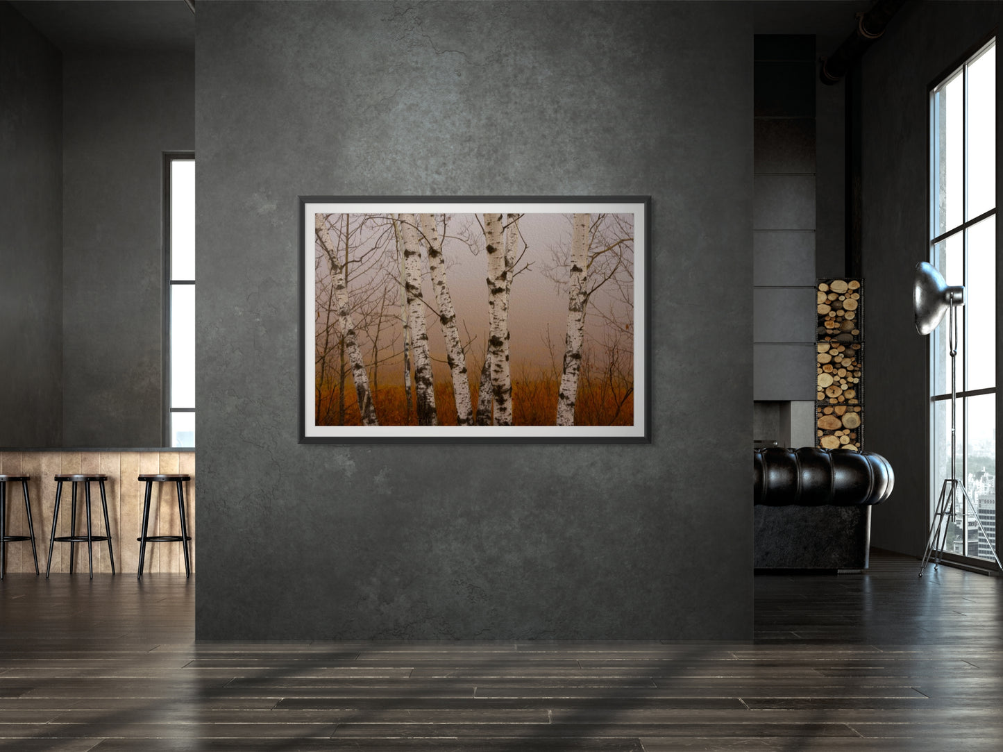 Fall Birch Trio - 1