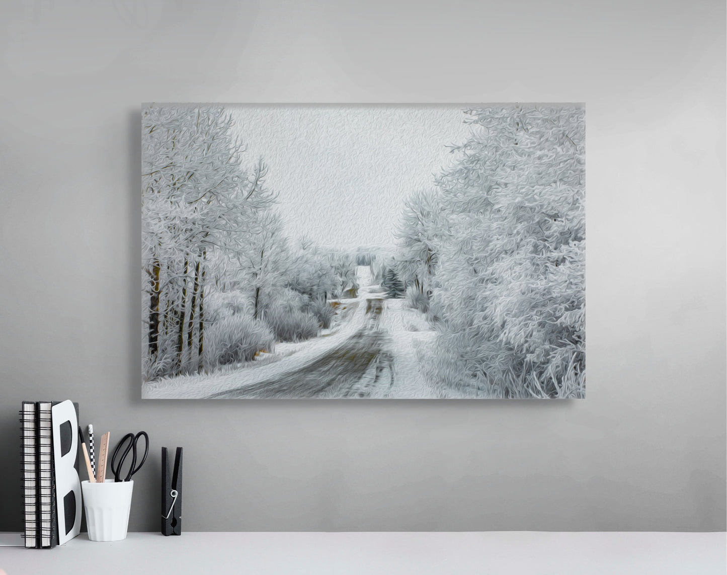 Frosted Country Lane
