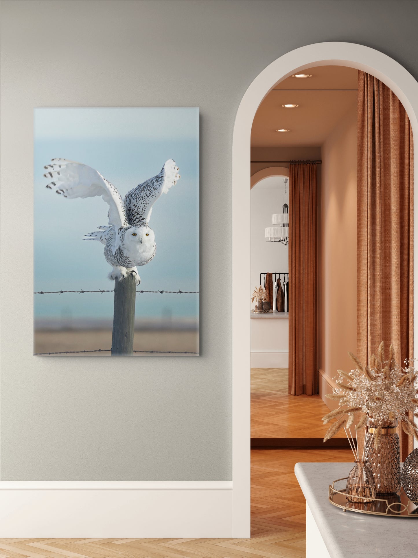 Snowy Owl - Ready for Departure 1609_P